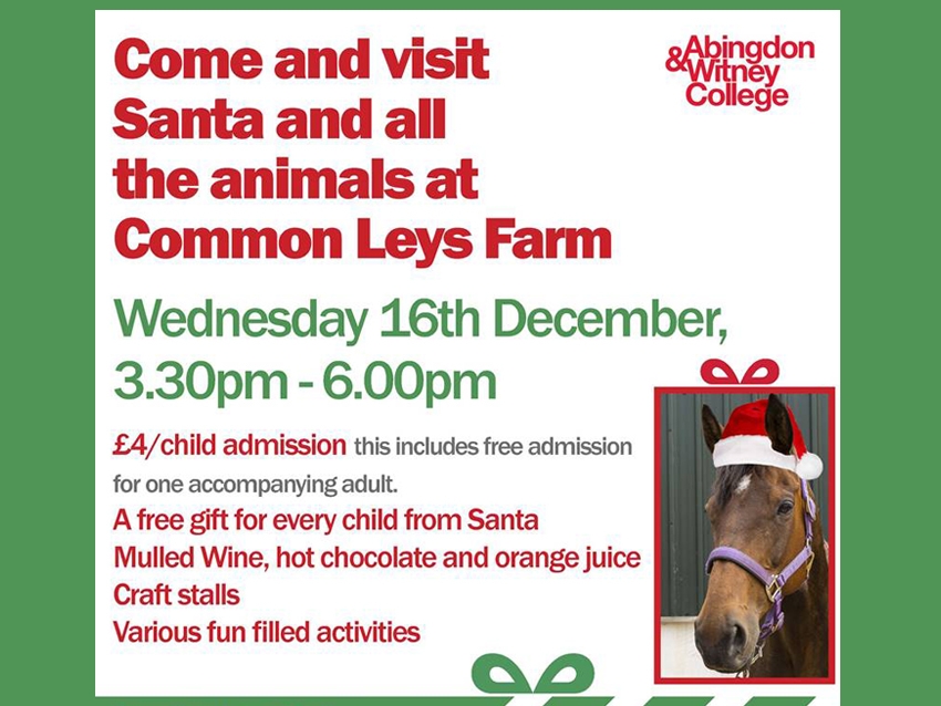 Christmas Fair - Abingdon and Witney College - 16th Dec 2015