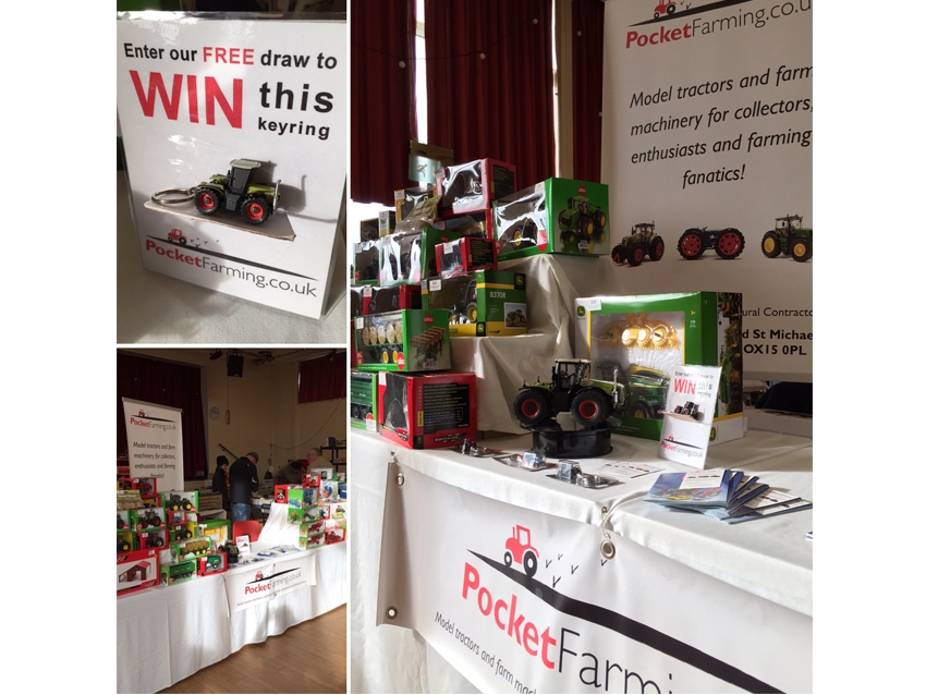 Claas Xerion Keyring Prize Draw Winner from the Toy & Train Fair