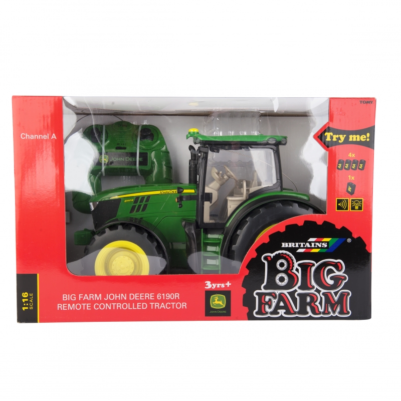 Britains Big Farm Remote Controlled John Deere 6190R Tractor