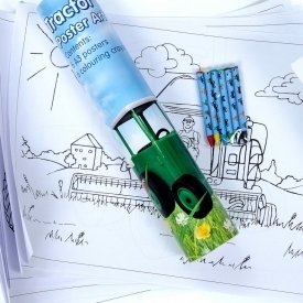 Tractor Ted Poster Art